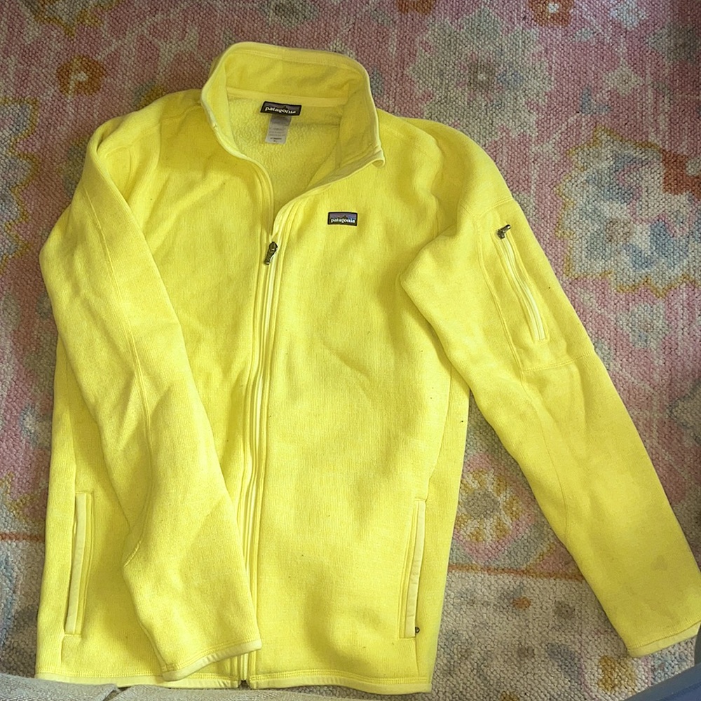 Patagonia “Better Sweater” Full-Zip in Canary Yellow